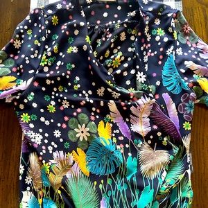 Whimsical Wrap Blouse